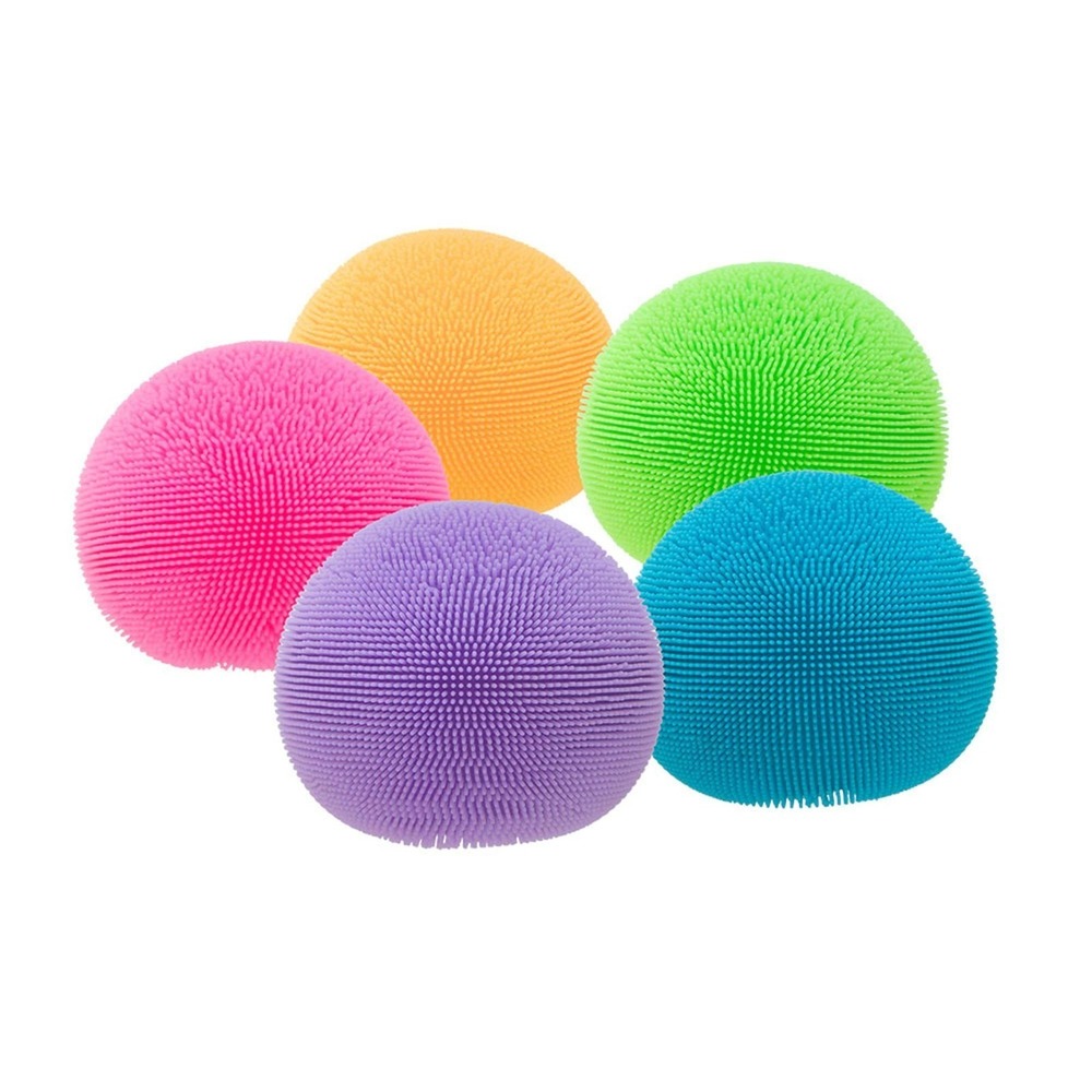 LOT OF 4 NeeDoh FUZZ BALL Velvet Squeeze Fuzzballs Squishy Squishy Fuzzy Viral - Picture 2 of 6
